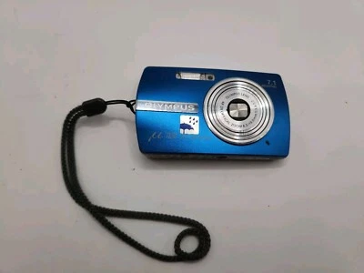 Olympus mju 700 Digital 7.1MP Compact Camera - Blau - Getestet +1gb Karte - Bild 1 von 4