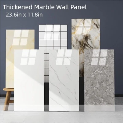 20/40Pcs Self Adhesive Marble Wall Tiles 23.6"x11.8"Pvc Marble Sheet Wall Panel - Image 1 of 4