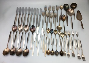 WMF Besteckset  Florenz, 90er Silber,  56 teilig, für 8 Personen, 2360 Gramm  - Picture 1 of 18
