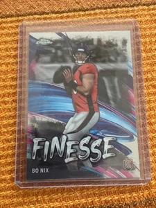2024 Topps Chrome - Finesse Bo Nix #F-4 (RC) - Picture 1 of 2