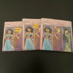Disney Princess Napkins Set Of 3! 5”x5” Birthday Party Supplies Beverage New - Picture 1 of 3