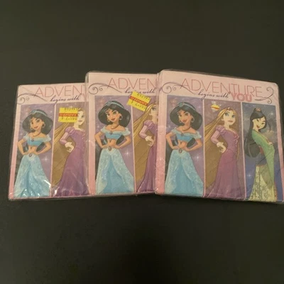 Disney Princess Napkins Set Of 3! 5”x5” Birthday Party Supplies Beverage New - Image 1 of 3