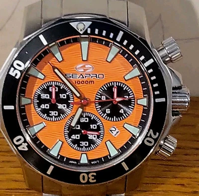 SEA PRO 1000m DIVERS WATCH. 47 /500  Rare Find. Limited Edition - Image 1 of 4