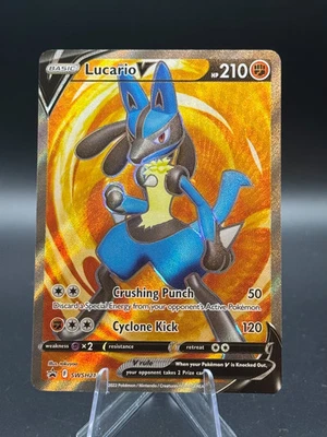 Lucario V SWSH213 SWSH: Sword & Shield Promo Cards Holo - Image 1 of 2