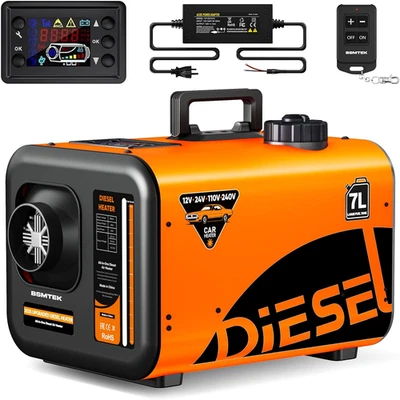 Calentador Diesel 8KW, 12V/24V/110V/240V 7L Todo en Uno Diesel Calentador de Aire con Control Remoto Foto 1 de 4
