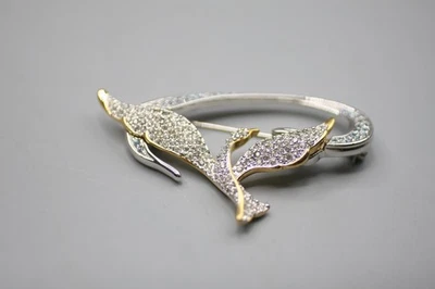 Broche Swarovski Swan Firmado 99 MY Celebrate The Spirit Of Freedom Paloma Pájaro P3 Foto 1 de 4