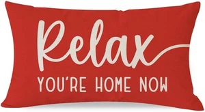 PANDICORN Decorative Throw Pillow Covers 20" x 12" (Pack of 1), Red  - Picture 1 of 7