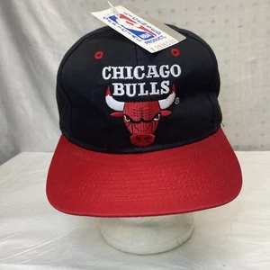 Cappello snapback vintage Chicago Bulls logo 7 logo tinta unita berretto regolabile anni 90 NBA LEGGI - Foto 1 di 8