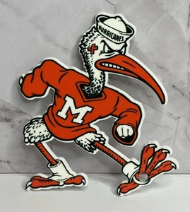 Authentic Street Signs Steel Magnet Miami Hurricanes Mascot NCAA - Picture 1 of 2
