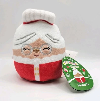 2.5” Squishmallows Micromallows *Nicolette Mrs. Claus Micromallow Advent Holiday - Image 1 of 4
