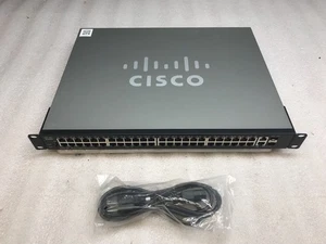 Cisco SG250-50 | Switch di rete Ethernet PoE Gigabit 50 porte con orecchie rack - Foto 1 di 7