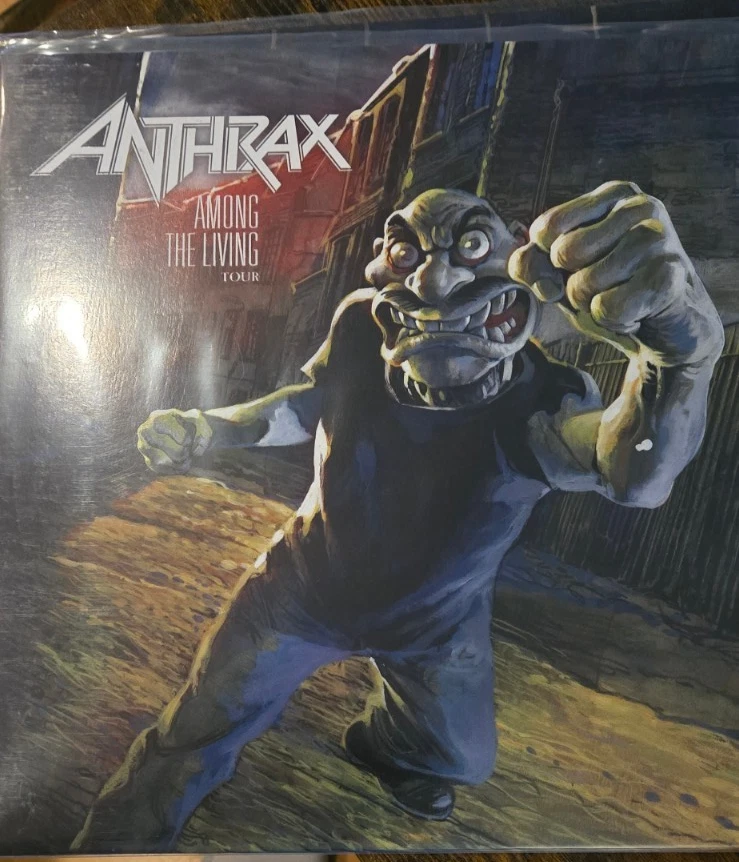ANTHRAX AMONG THE LIVING TOUR -RARE LP - MINT - Image 1 of 2