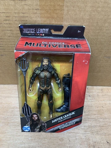 DC Justice League Movie Multiverse 6" Aquaman Action Figure Steppenwolf New Cover