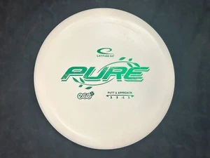 Latitude 64 Eco Zero PURE - 173g - White Disc w/ Green Stamp - Clover Putter - Picture 1 of 5