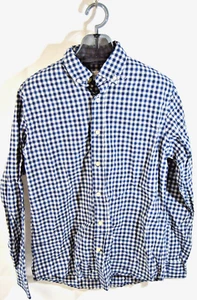 Slate and Stone Men Club Collection Gingham Long Sleeve Button Down Shirt Size S - Picture 1 of 2