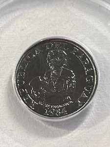 1984 Paraguay 5 Guaranies Graded MS 67 by ANACS - Picture 1 of 6