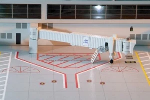 Narrow-Body Single Airbridges Jetways Jet Bridges GeminiJets GJARBRDG1 1:400 - Picture 1 of 2