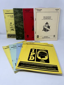 Lot of 9 U.S. Army Manuals 1980s 1990s NBC Politics Platoon Squad Military - Picture 1 of 24