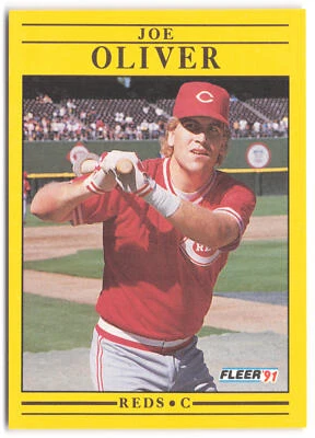 1991 Fleer #75a Joe Oliver - Image 1 of 2