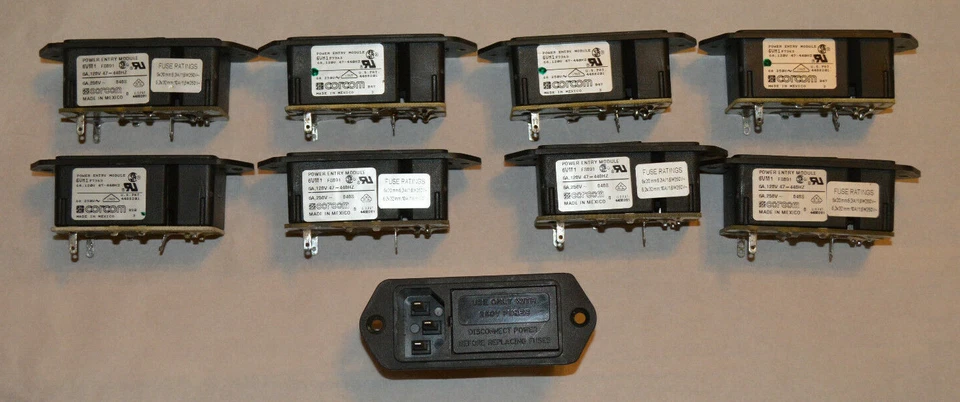 QTY (9) Corcom 6VM1 Power Entry Module - Image 1 of 4