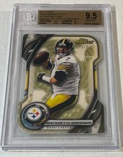 2015 Finest Quarterback Cuts Superfractors Ben Roethlisberger BGS 9.5 1/1 .5away