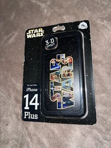 Parques Disney Star Wars 3D iPhone 14 Plus + Funda Teléfono Negra Nueva Sellada WDW - Imagen 1 de 4