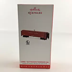 Hallmark Keepsake Christmas Ornament Lionel Train 2627 Madison Passenger Car New - Picture 1 of 6