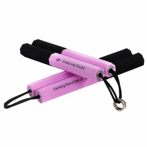 Martial Arts Foam Nunchucks Nunchaku Karate Training Nunchakus Stick 10 Designs - Picture 1 of 13