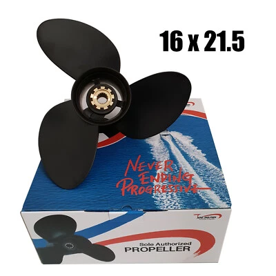 For Mercury 16 x 21.5 Propeller 135-150-175-200-220-225-250-300hp Aluminium Prop - image 1 of 3