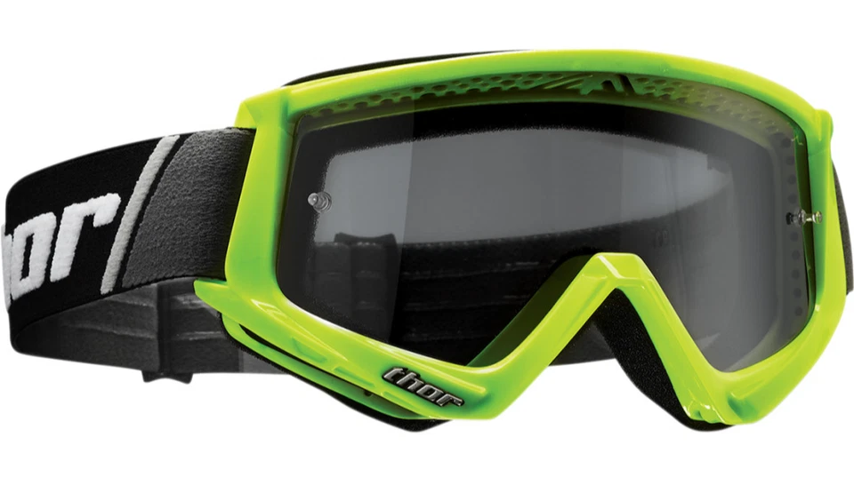 NUEVAS GAFAS THOR 2601-2086 Combat Sand - Verde Fluorescente - Humo - MOTOCICLETA Foto 1 de 2