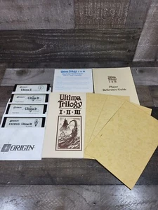 Ultima Trilogy 1989 Origin 5.25" Floppy Disk IBM PC Edition No Box - Picture 1 of 7