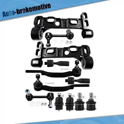 12pcs Front Control Arms Tie Rod Ends For Chevy Trailblazer GMC Envoy Rainier - Image 1 of 4