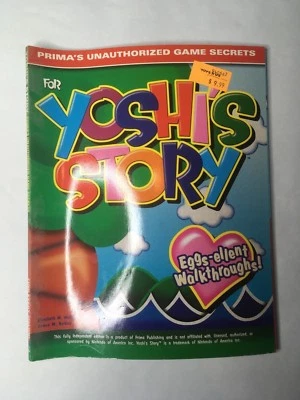 Nintendo 64 N64 Yoshi's Story Prima's UnOfficial Strategy Guide Rare - Image 1 of 2