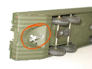 Dinky Toys, 1 Hélice 4 Pales En Metal Blanco Para DUKW Militar - Imagen 1 de 4