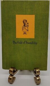 Hallmark The Gold Of Friendship Vintage Mini Hardcover Book 1967 x2