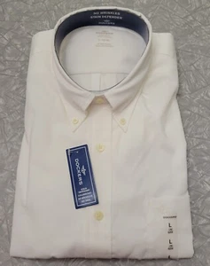 Dockers Stain Defender Colorbond No Wrinkles Button Up Dress Shirt ~ Large - Picture 1 of 14