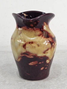 Vintage 1970's Ewenny Pottery Vase Brown Glaze Hand Thrown in Wales - Picture 1 of 6