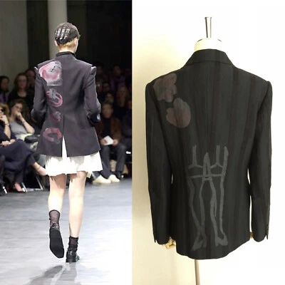  Chaqueta Pintura Comme Des Garcons Rara De Colección AD2000 Colección Pasarela Foto 1 de 4