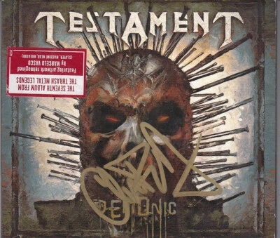 Testament - Demonic Signed CD Chuck Billy 2018 Foto 1 de 2