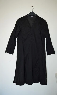 Schwarze Tunika Tunikakleid Kurta Kaftan von KAYSERIA mit Taschen,Gr. XS S 34 36 - Bild 1 von 4