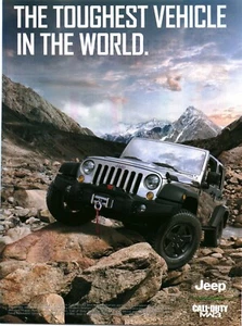 2011 PRINT AD - JEEP CALL OF DUTY MW3 - THE TOUGHEST VEHICLE IN THE WORLD - Picture 1 of 1