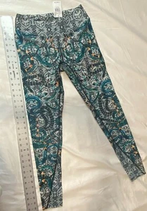 We Are Handsome Womens Capri Snake Leggings Pants Medusa Color New Sz M - Picture 1 of 6
