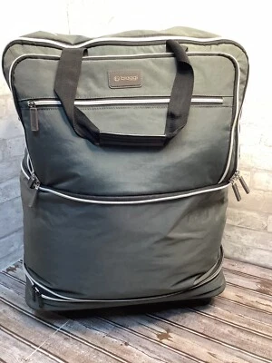 Bagagem de mão expansível Biaggi Zipsak cinza leve rodas giratórias viagem - Imagem 1 de 4