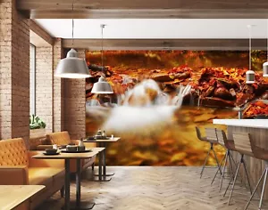3D Autumn Leaves S4031 Wallpaper Mural Self-adhesive Removable Sticker Kids Pa - Picture 1 of 11