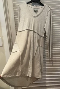 Maeve Dress Womens Small Anthropologie Patchwork Neutral Lagenlook Bo Chic Hippy - Picture 1 of 13