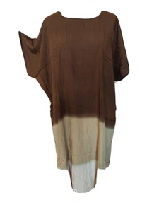 Free Size Kaftan Kurtha Dress Dip-Dye Fits up to size 22 Stunning & Flattering - Picture 1 of 2