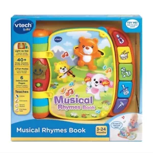 VTech Baby Musical Rhymes Educational Book for Babies 3-24 Months Interactive - Picture 1 of 3