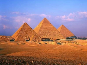 TOLLE PYRAMIDEN VON GIZEH GLANZ POSTER BILD FOTO Ägypten Grab König Tut Cool 1678 - Bild 1 von 1