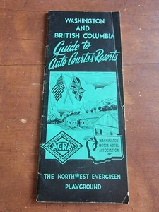 Folleto de guía de corte automático vintage de Washington y Columbia Británica de los años 50 - Imagen 1 de 6