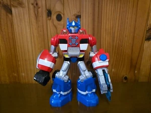 2012 Hasbro Playskool Optimus Prime Talking Rescue Bot Action Figure working - Picture 1 of 6